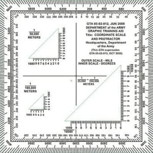 Three Outstanding Map Protractors - Sigma 3 Survival School