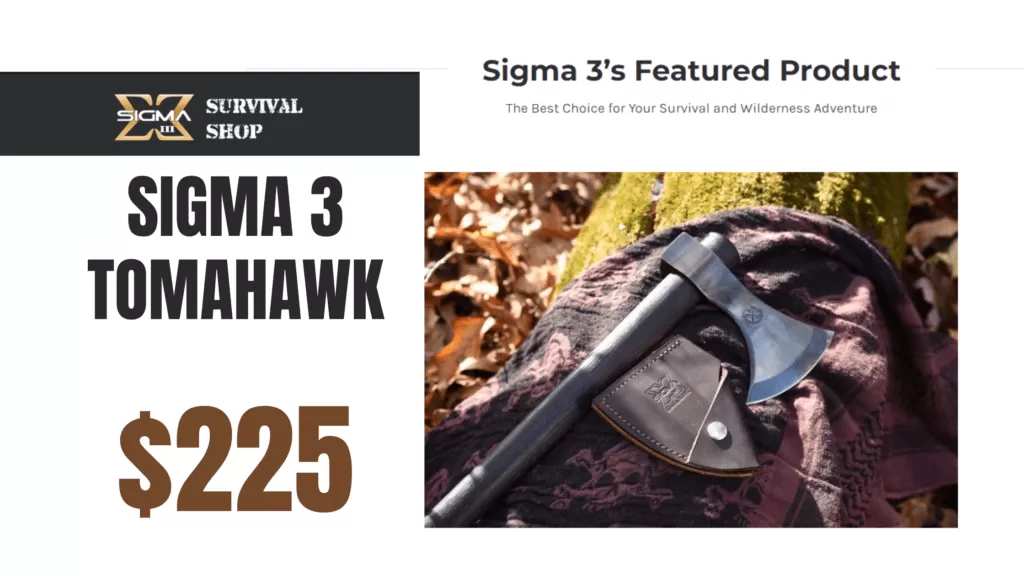 Sigma 3 Survival Shop